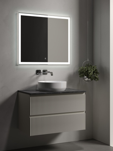 Столешница Sancos TT80A1 80х46 накладная цвет черный - фото 5